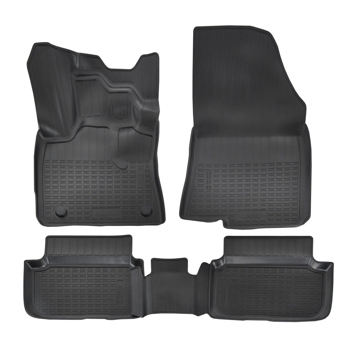Covorase auto din cauciuc tip tavita NORM Premium, Dacia Logan 3, 2020-