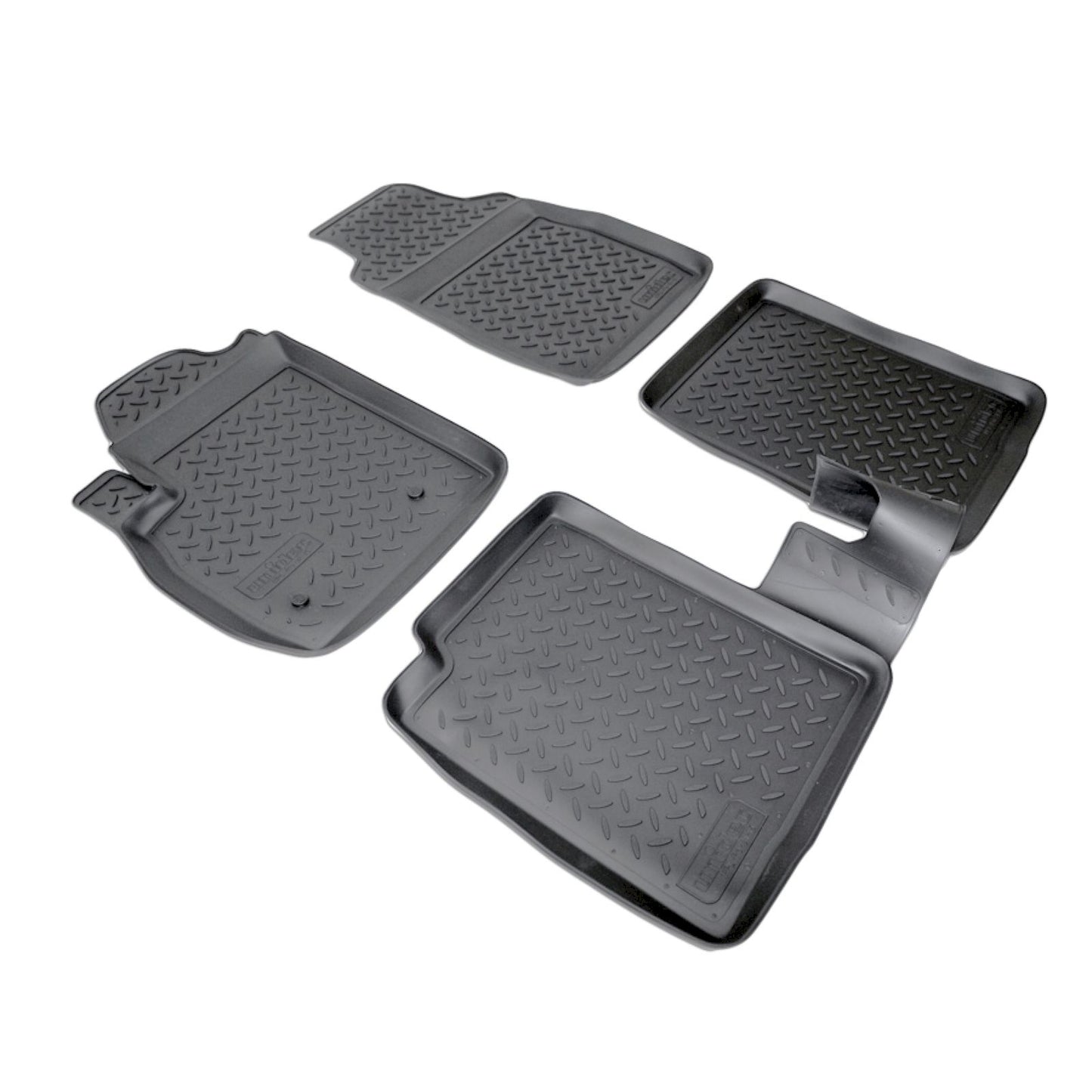 Covorase auto din cauciuc tip tavita NORM Premium, Fiat Panda, 2003-2012