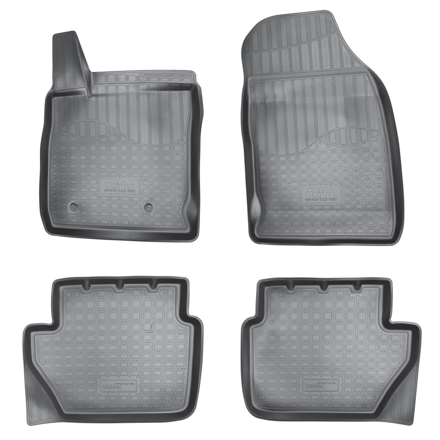 Covorase auto din cauciuc tip tavita NORM Premium, Ford EcoSport, 2014-