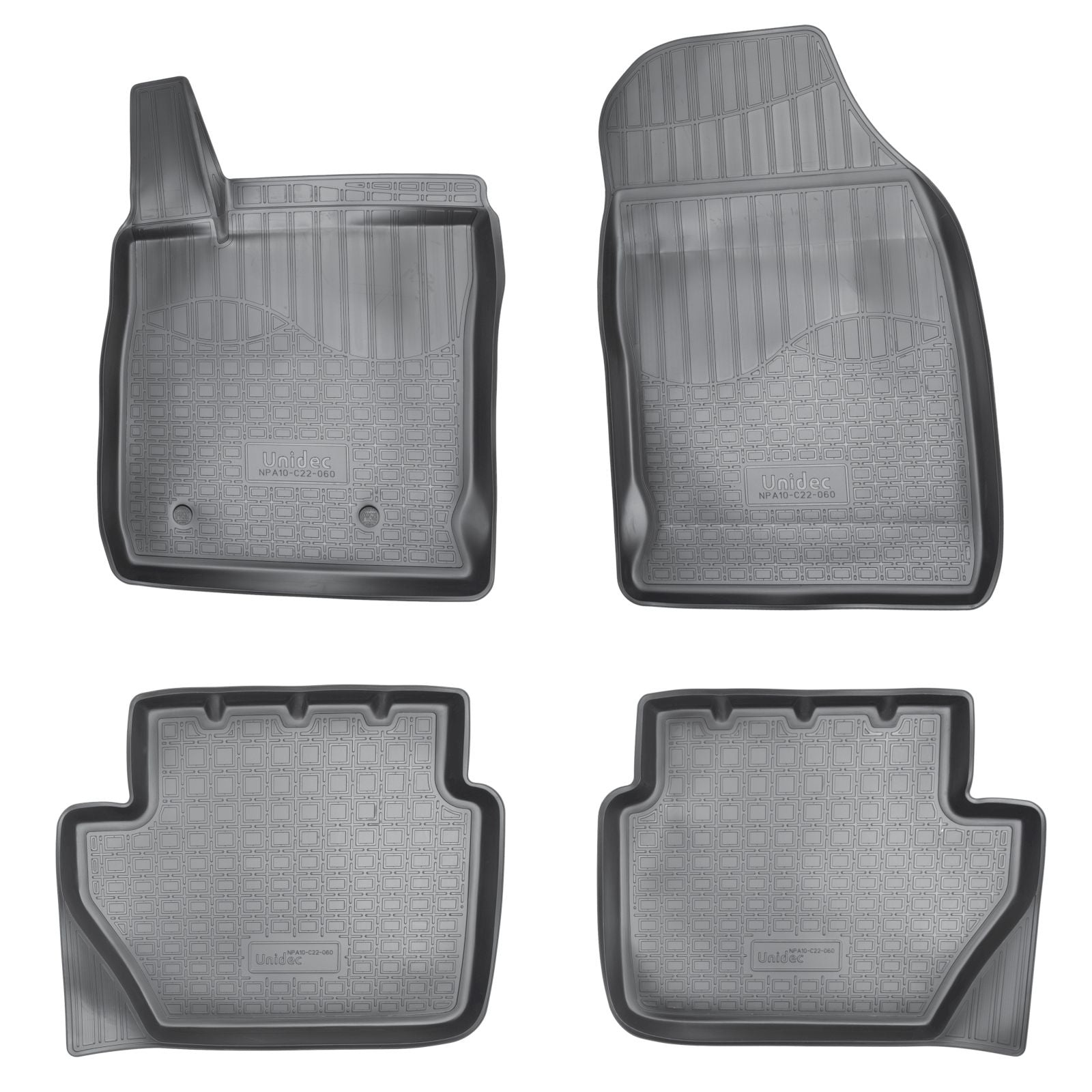 Covorase auto din cauciuc tip tavita NORM Premium, Ford EcoSport, 2014-