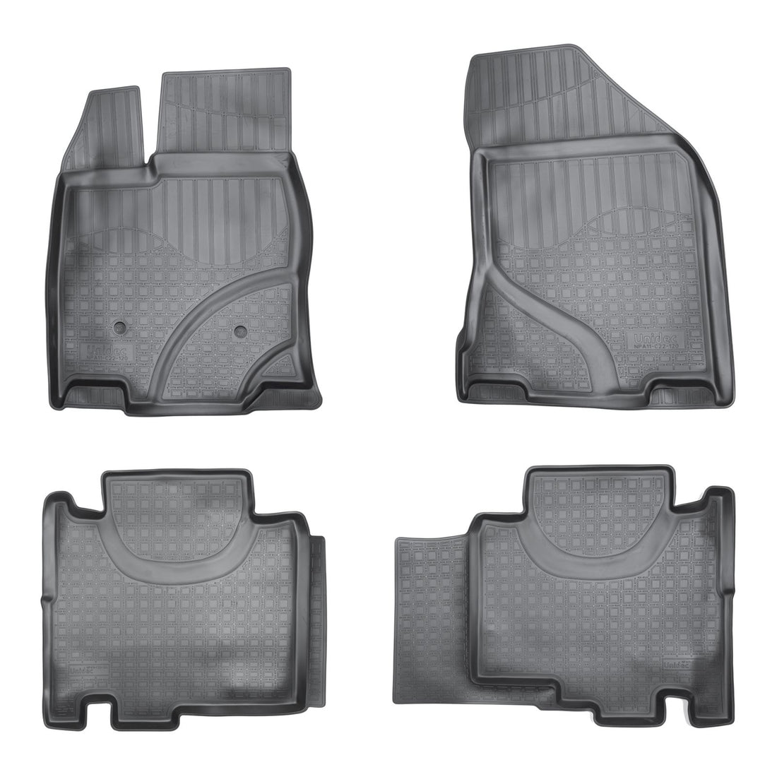 Covorase auto din cauciuc tip tavita NORM Premium, Ford Edge, 2014-