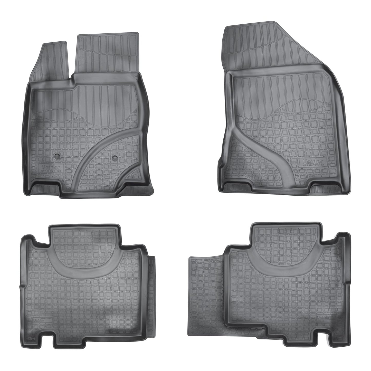 Covorase auto din cauciuc tip tavita NORM Premium, Ford Edge, 2014-