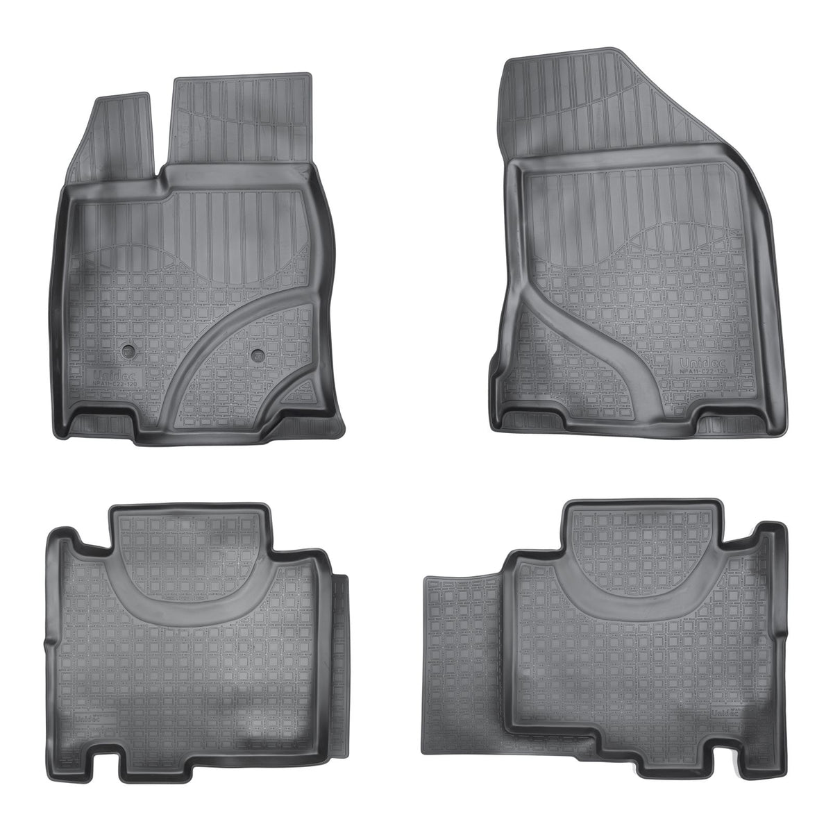 Covorase auto din cauciuc tip tavita NORM Premium, Ford Edge, 2014-