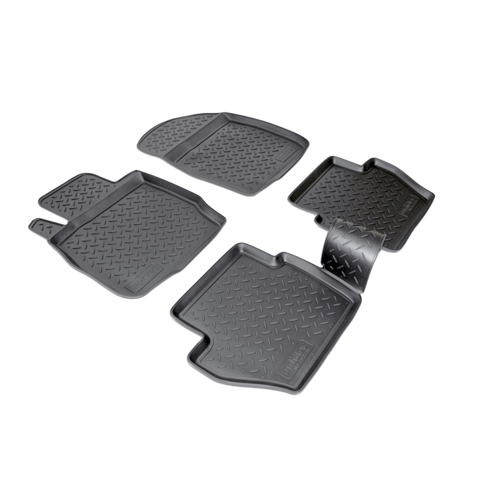 Covorase auto din cauciuc tip tavita NORM Premium, Ford Fiesta, 2008-2017