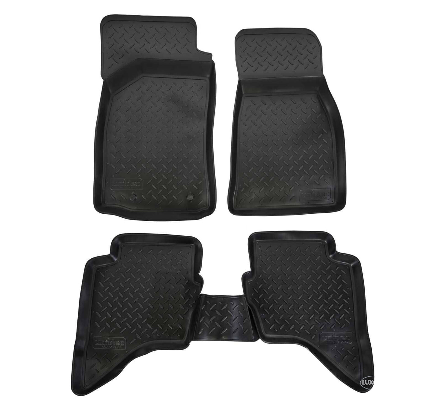 Covorase auto din cauciuc tip tavita NORM Premium, Ford Ranger, pick-up, 2006-2012