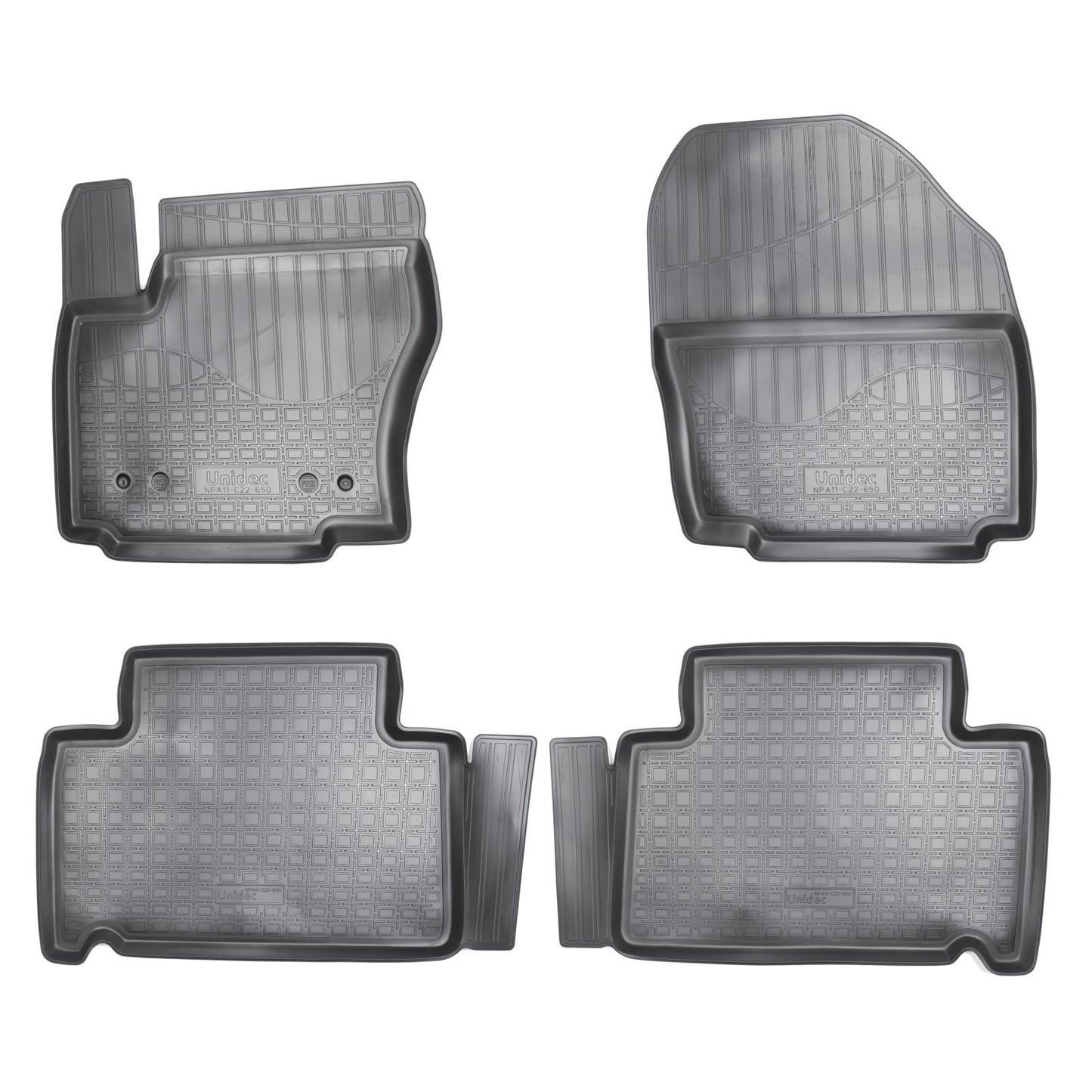 Covorase auto din cauciuc tip tavita NORM Premium, Ford S-Max, 2006-2015