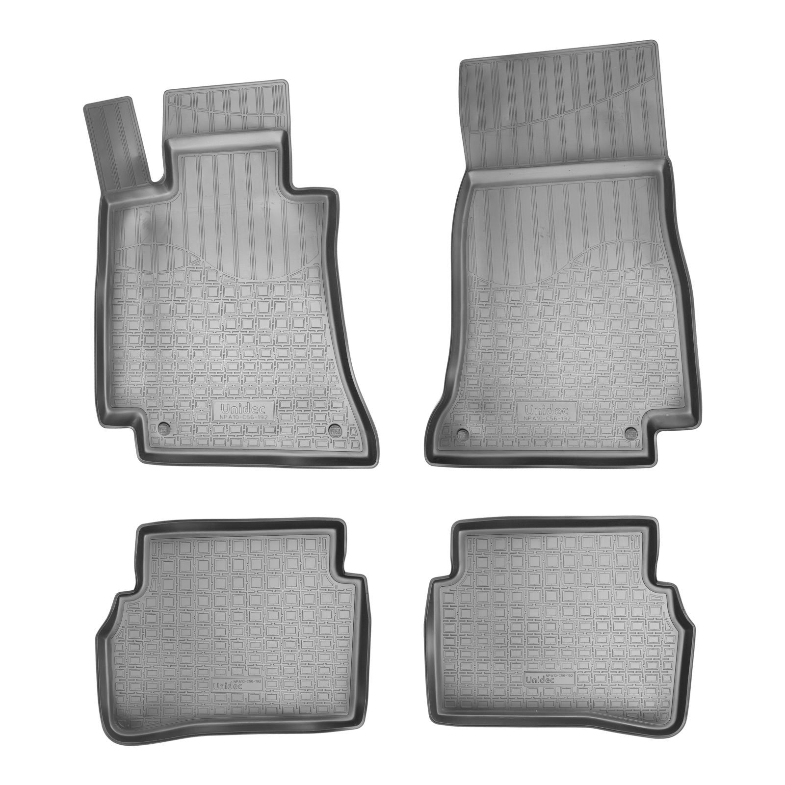 Covorase auto din cauciuc tip tavita NORM Premium, Mercedes-Benz Clasa C (W205), 2014-2021