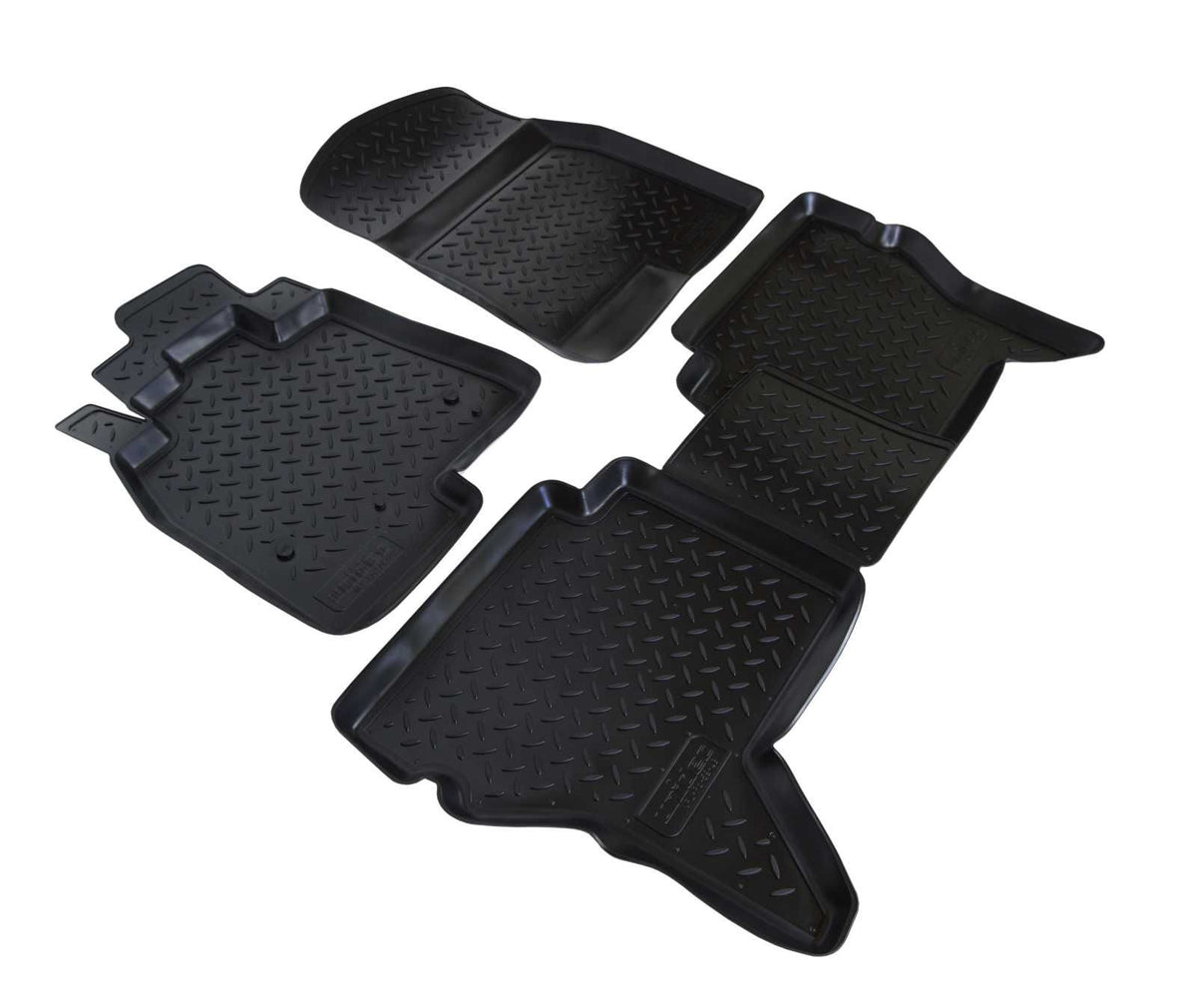 Covorase auto din cauciuc tip tavita NORM Premium, Mitsubishi Pajero, 2006-2015