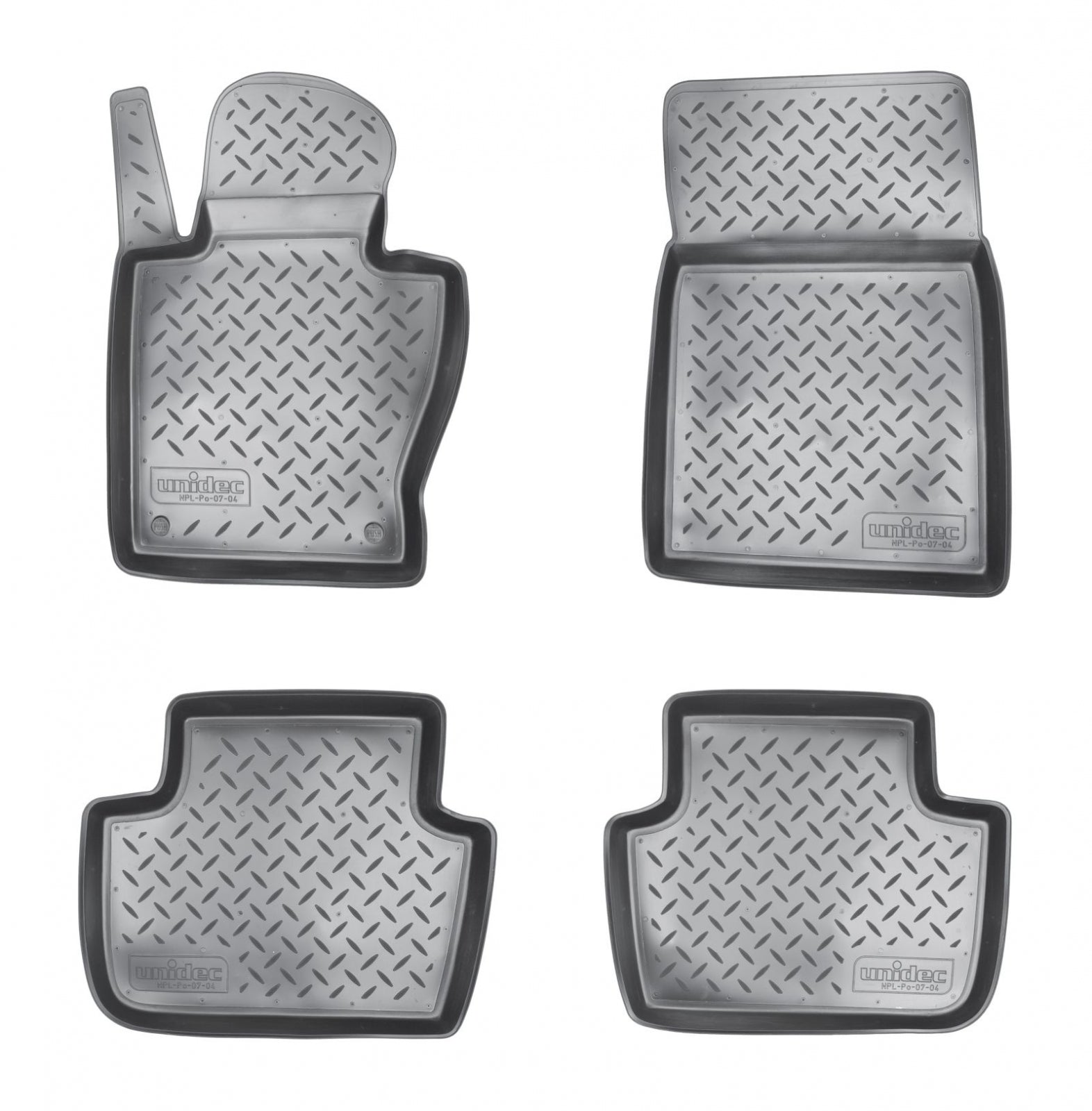 Covorase auto din cauciuc tip tavita NORM Premium Premium Norplast, BMW X3 (E83), 2003-2010