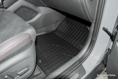 Covorase auto din cauciuc tip tavita NORM Premium, Volkswagen Golf 7, 2012-2020
