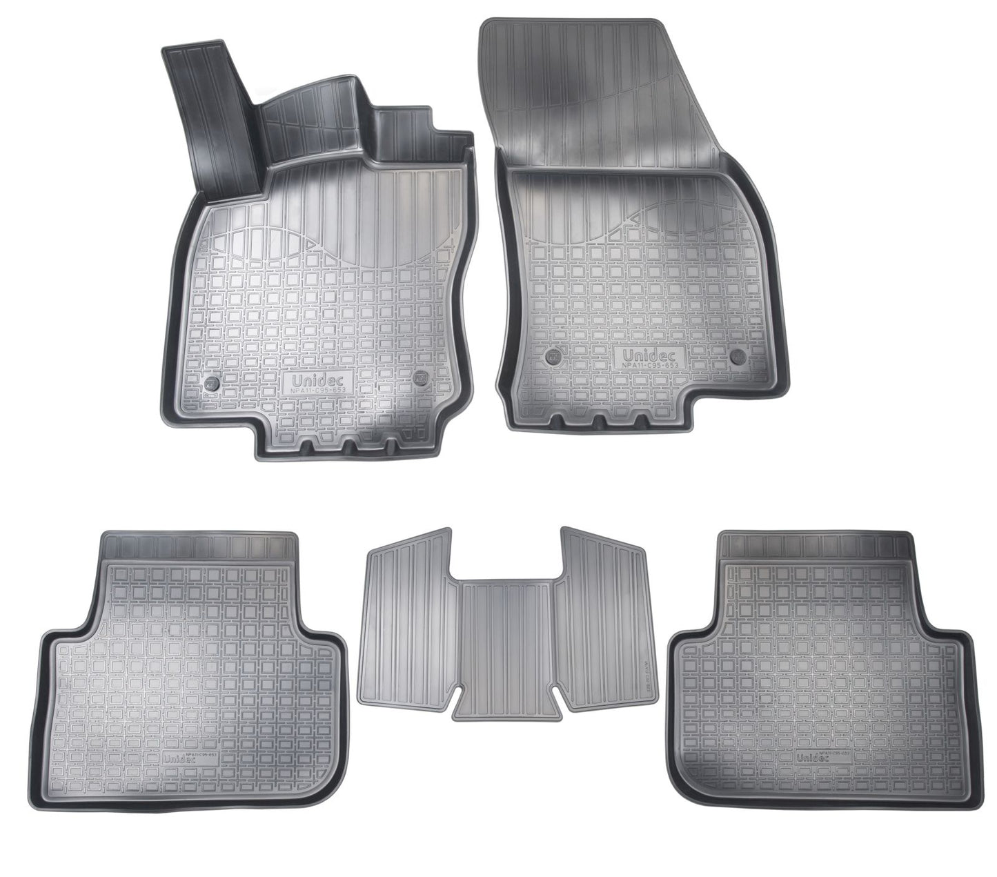 Covorase auto din cauciuc tip tavita NORM Premium, Volkswagen Tiguan, 2016-