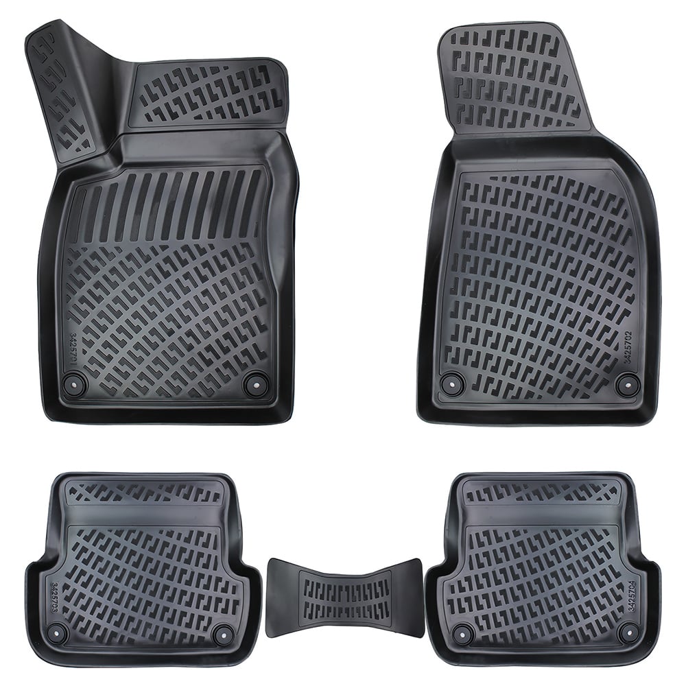 Covorase auto din cauciuc tip tavita Premium Line, Audi A4 (B6/B7), 2001-2009