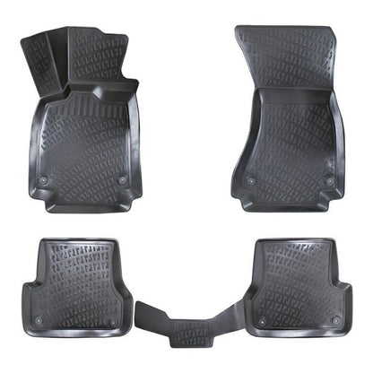 Covorase auto din cauciuc tip tavita Premium Line, Audi A6 (C7), 2011-2018