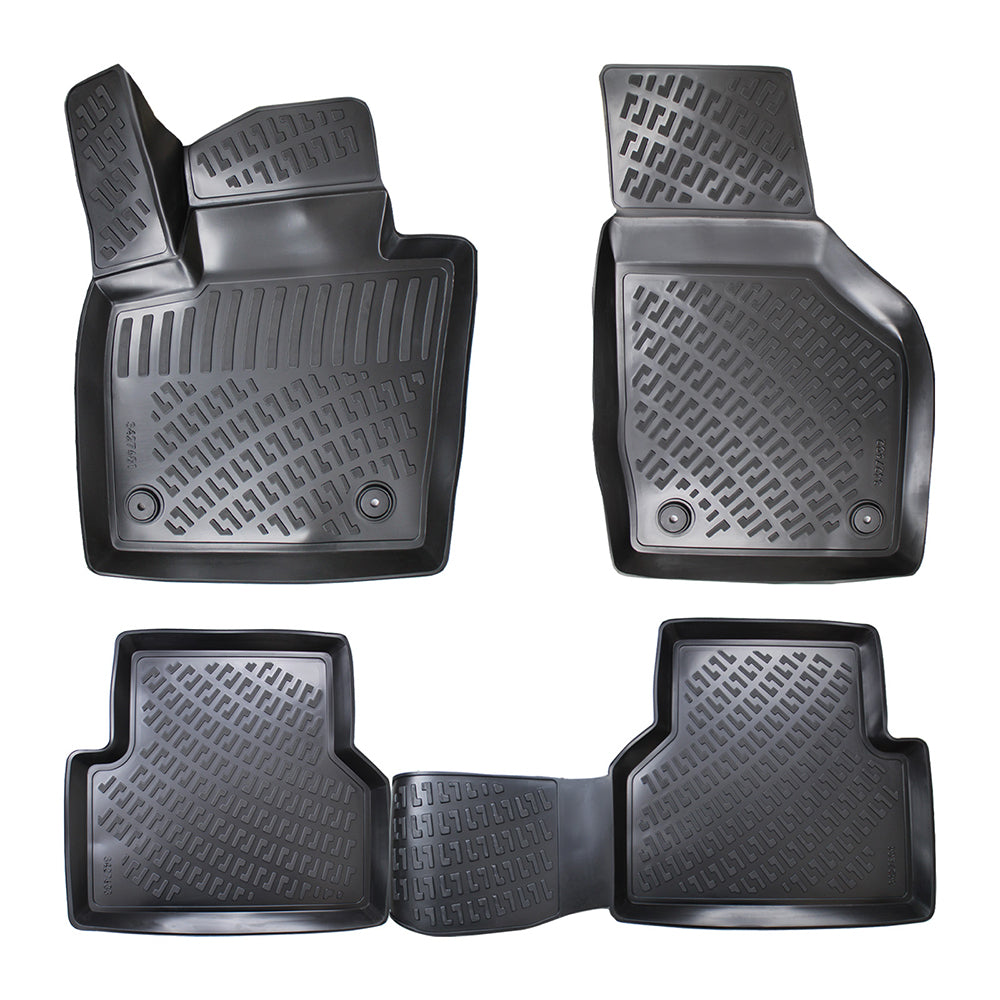 Covorase auto din cauciuc tip tavita Premium Line, Audi Q3 (8U), 2011-2018