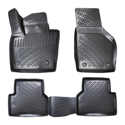 Covorase auto din cauciuc tip tavita Premium Line, Audi Q3 (8U), 2011-2018