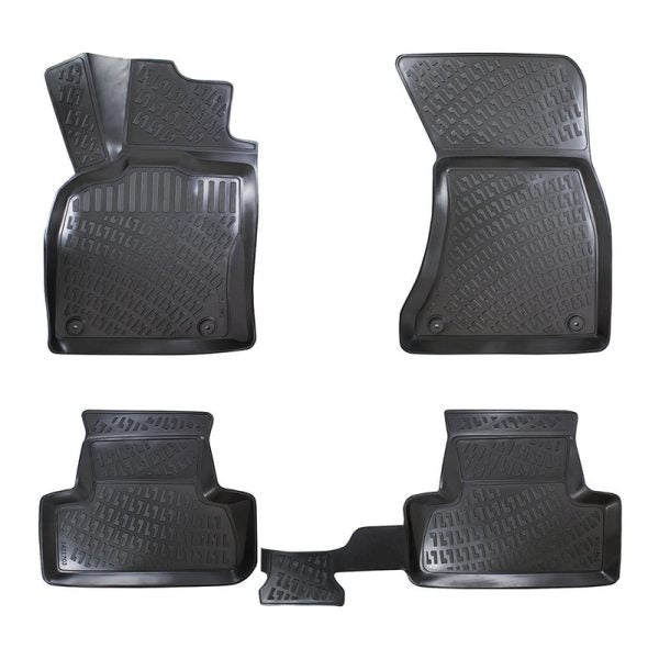 Covorase auto din cauciuc tip tavita Premium Line, Audi Q5 I (8R), 2008-2017