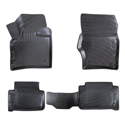 Covorase auto din cauciuc tip tavita Premium Line, Audi Q7 (4L), 2005-2015