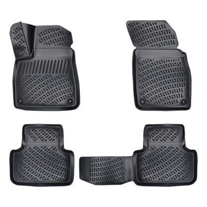 Covorase auto din cauciuc tip tavita Premium Line, Audi Q7 (4M), 2015-