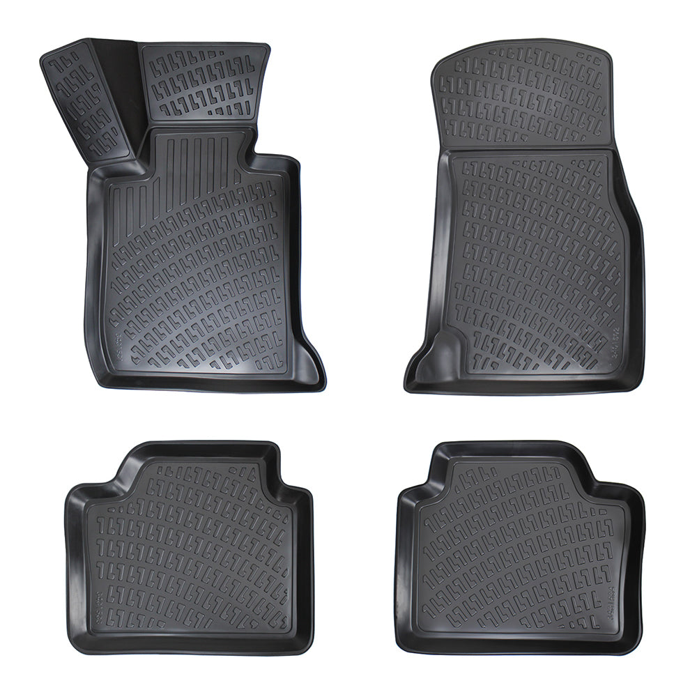 Covorase auto din cauciuc tip tavita Premium Line, BMW Seria 3 (E90/E91), 2006-2013