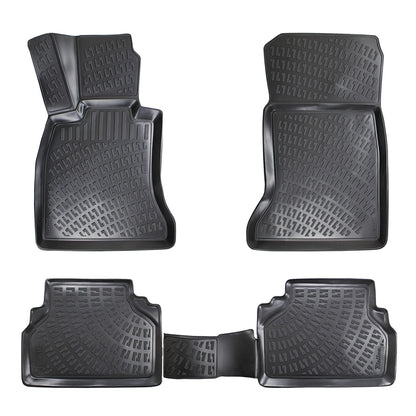Covorase auto din cauciuc tip tavita Premium Line, BMW Seria 5 (E60/E61), 2003-2010