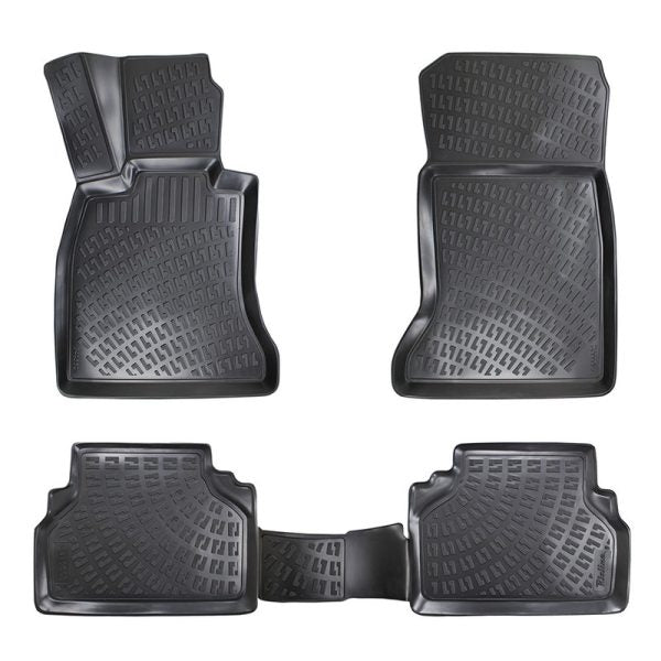 Covorase auto din cauciuc tip tavita Premium Line, BMW Seria 5 (F10/F11), 2010-2013