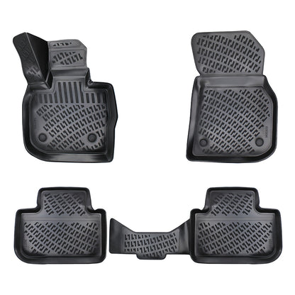 Covorase auto din cauciuc tip tavita Premium Line, BMW X3 (G01), 2017-
