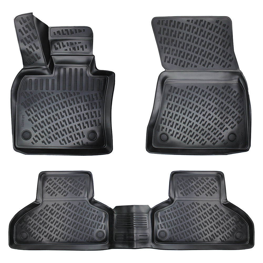 Covorase auto din cauciuc tip tavita Premium Line, BMW X5 (F15), 2013-2018