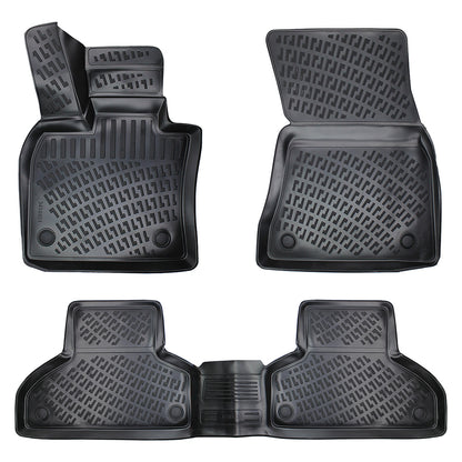 Covorase auto din cauciuc tip tavita Premium Line, BMW X5 (F15), 2013-2018