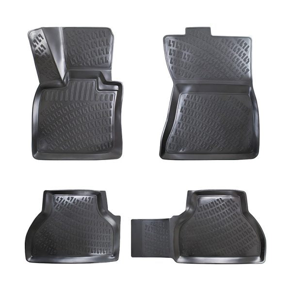 Covorase auto din cauciuc tip tavita Premium Line, BMW X6 (E71), 2007-2014