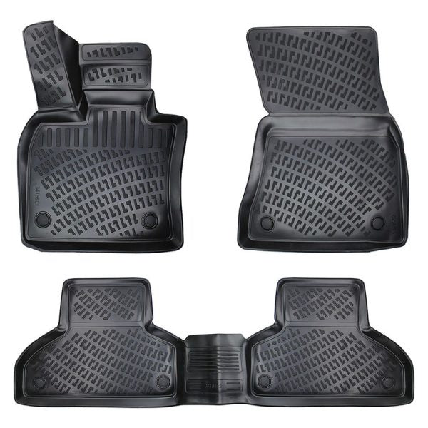 Covorase auto din cauciuc tip tavita Premium Line, BMW X6 (F16), 2015-2020