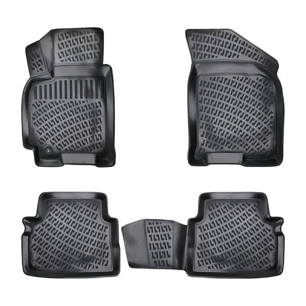 Covorase auto din cauciuc tip tavita Premium Line, Chevrolet Aveo (I), 2002-2012