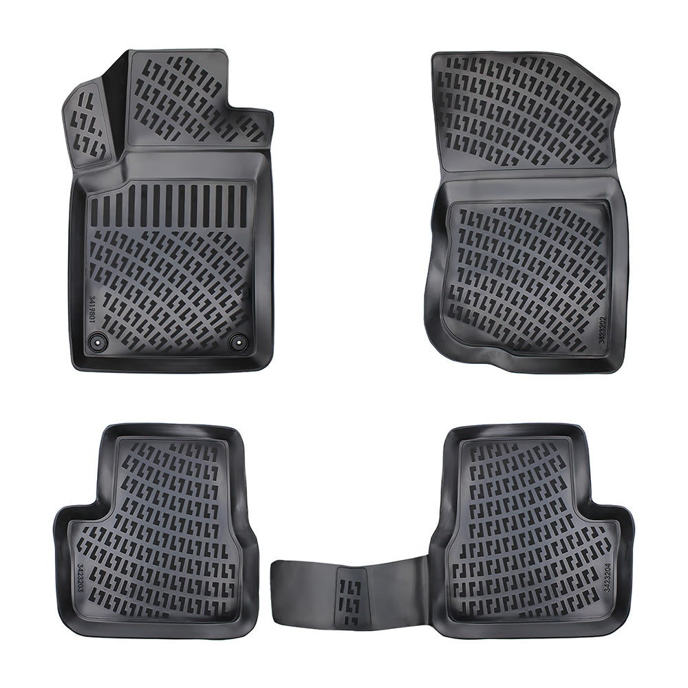 Covorase auto din cauciuc tip tavita Premium Line, Citroen C3 (II), 2009-2016