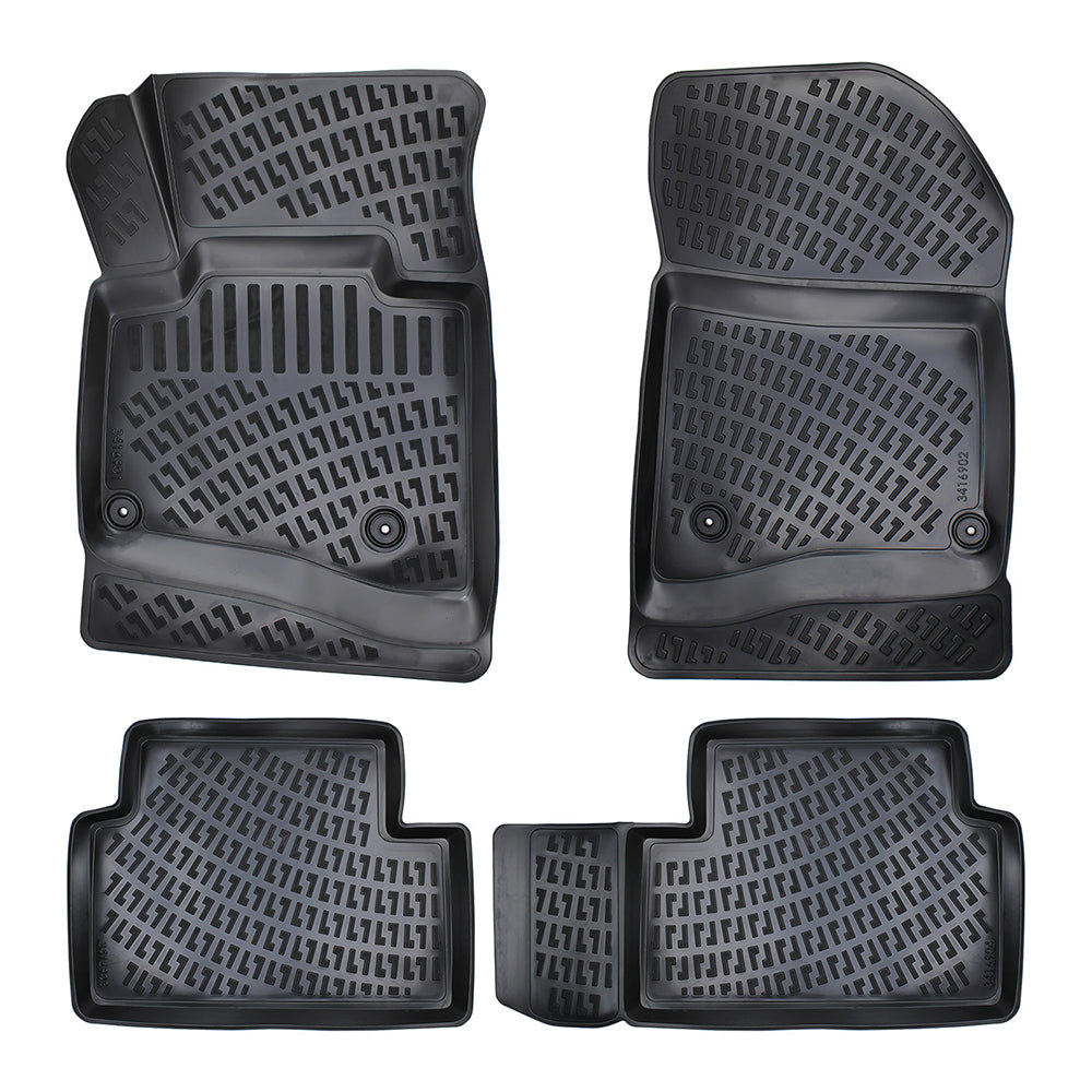 Covorase auto din cauciuc tip tavita Premium Line, Citroen C5 (II), 2007-2017