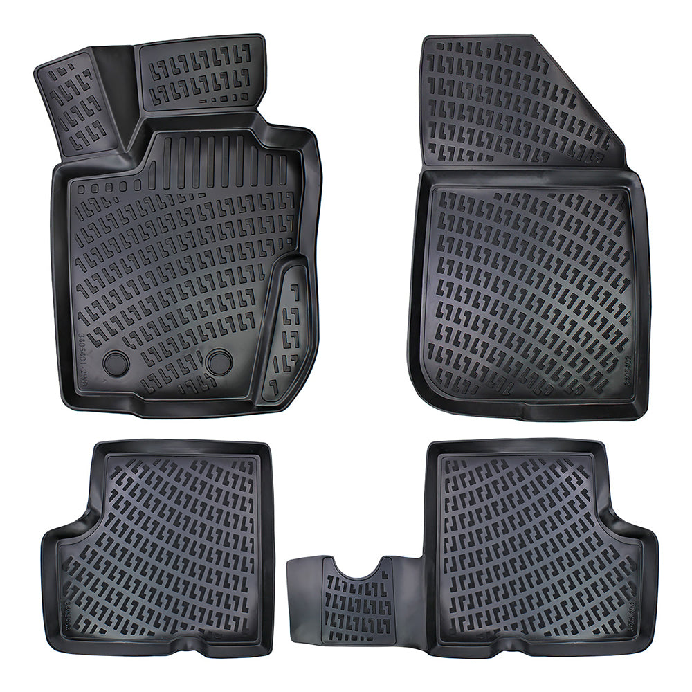 Covorase auto din cauciuc tip tavita Premium Line, Dacia Duster I (4X2), 2010-2017