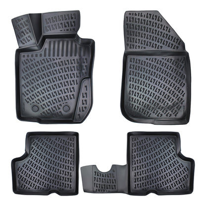 Covorase auto din cauciuc tip tavita Premium Line, Dacia Duster I (4X4), 2010-2017