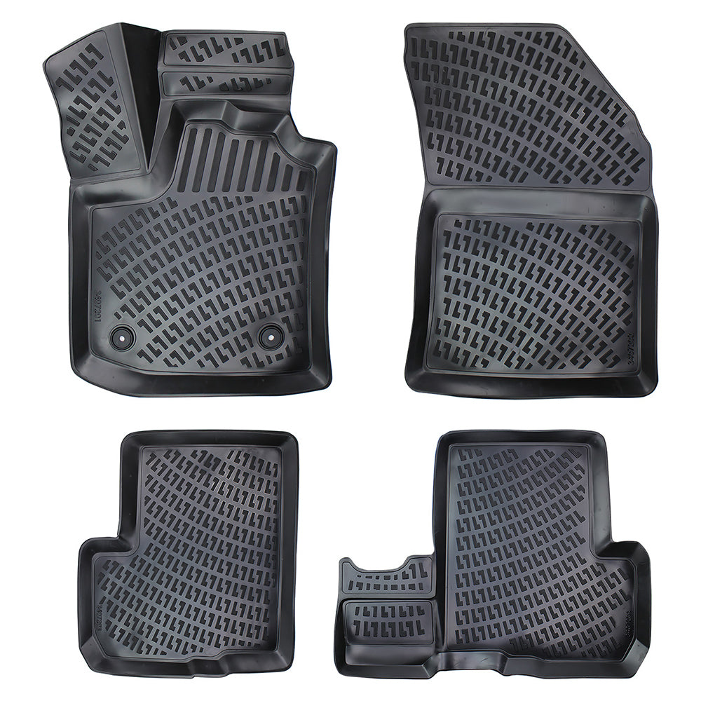 Covorase auto din cauciuc tip tavita Premium Line, Dacia Lodgy, 2012-2022