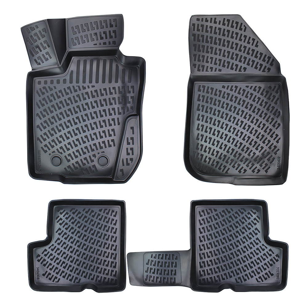 Covorase auto din cauciuc tip tavita Premium Line, Dacia Logan (I), berlina, 2004-2012