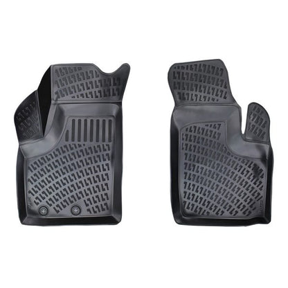 Covorase auto din cauciuc tip tavita Premium Line, Fiat Doblo (fata), 2000-2009