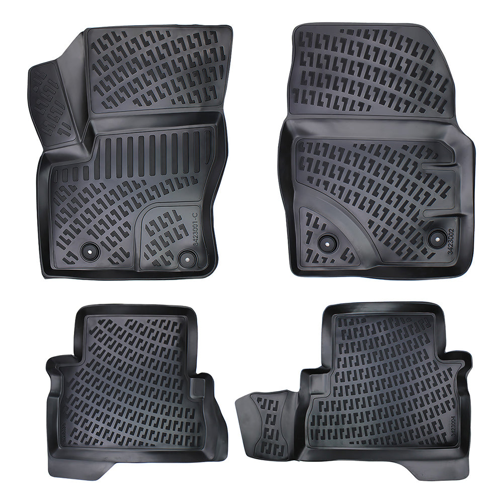 Covorase auto din cauciuc tip tavita Premium Line, Ford C-Max (Mk1), 2003-2010