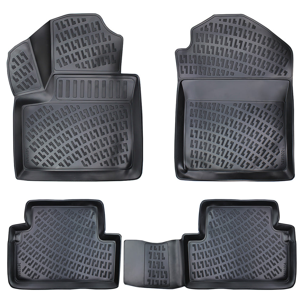 Covorase auto din cauciuc tip tavita Premium Line, Ford Connect (I), 2002-2013