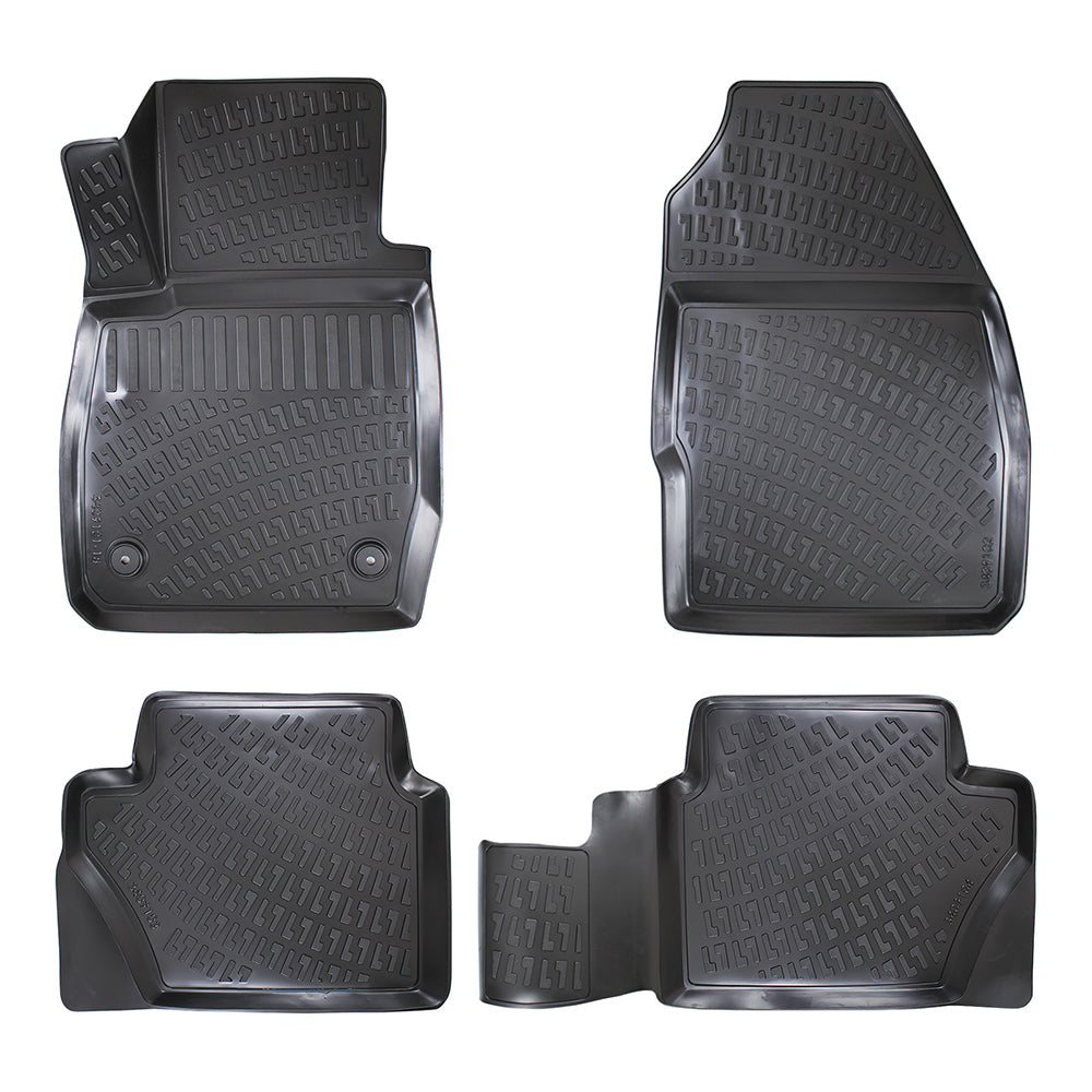 Covorase auto din cauciuc tip tavita Premium Line, Ford Fiesta (MK7), 2018-