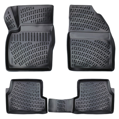 Covorase auto din cauciuc tip tavita Premium Line, Ford Focus (MK1), 1998-2007