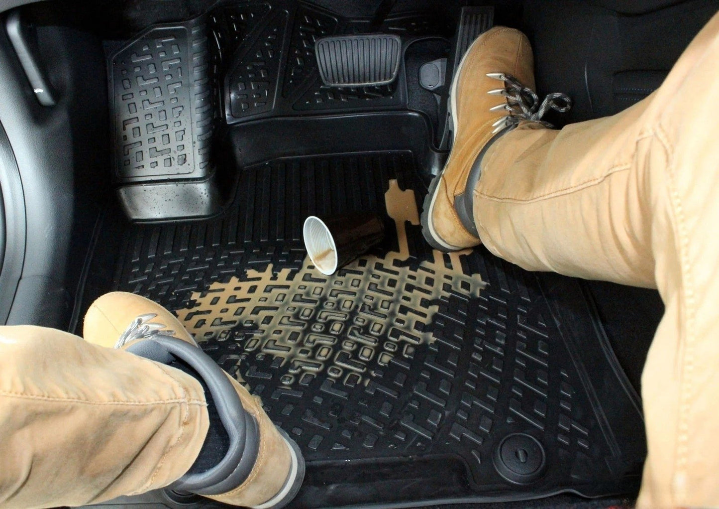 Covorase auto din cauciuc tip tavita Premium Line, Audi A4 (B5), 1994-2001