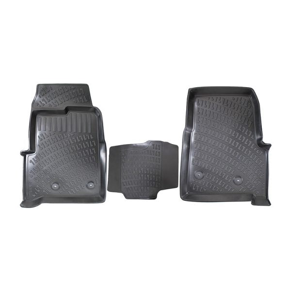 Covorase auto din cauciuc tip tavita Premium Line, Ford Transit Courier (set fata), 2014-