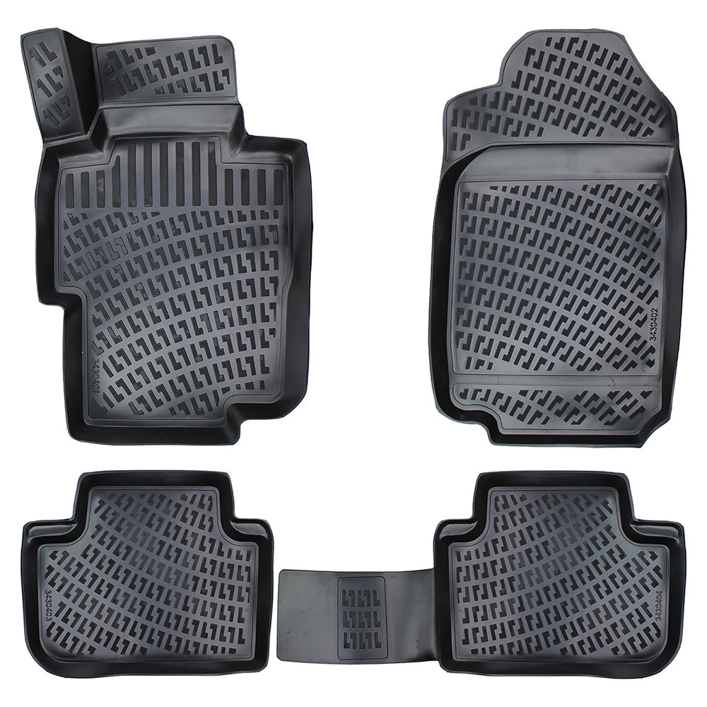 Covorase auto din cauciuc tip tavita Premium Line, Honda Accord (VII), 2002-2008
