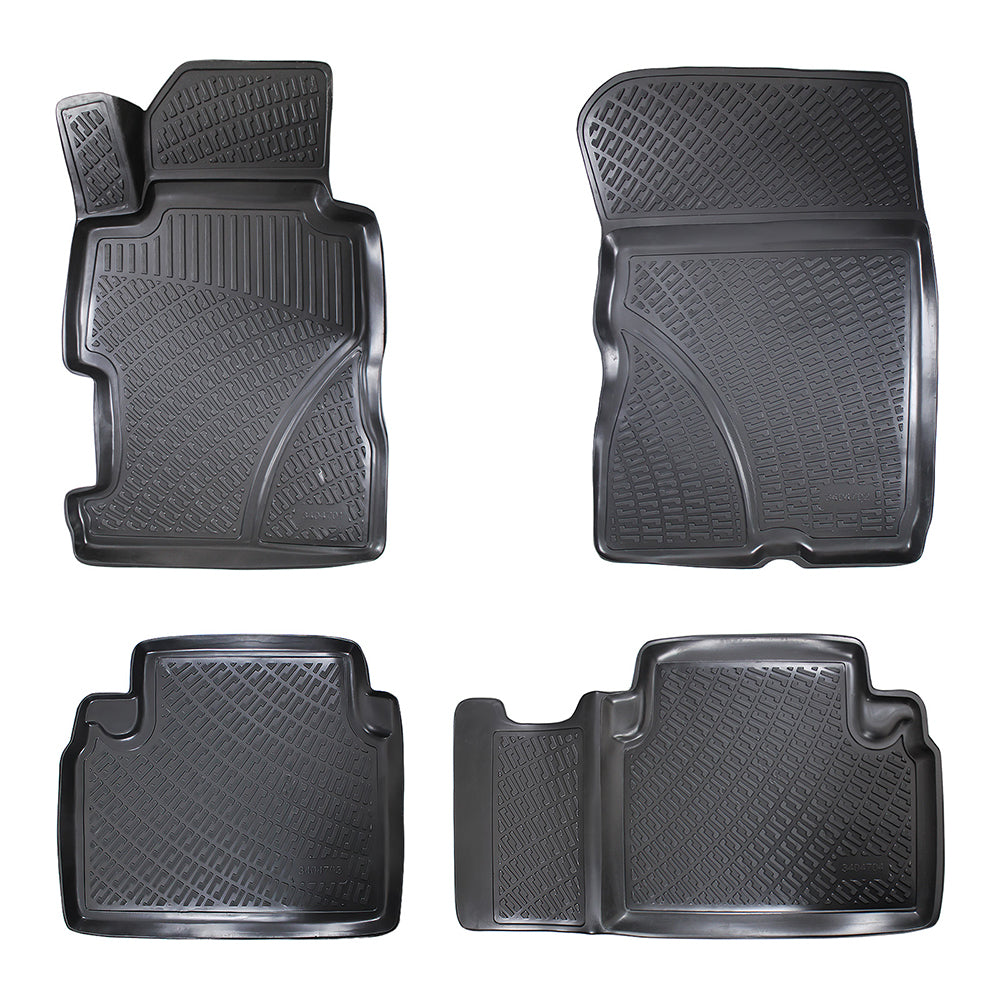 Covorase auto din cauciuc tip tavita Premium Line, Honda Civic (VIII), berlina, 2005-2011