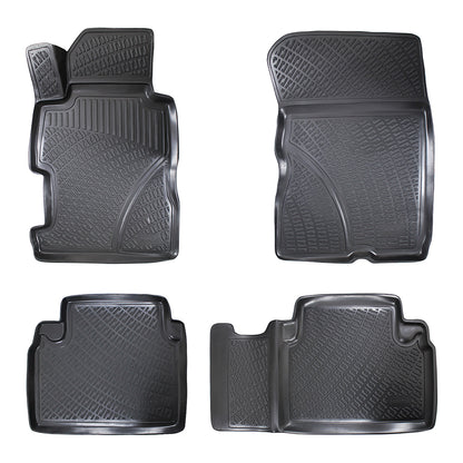 Covorase auto din cauciuc tip tavita Premium Line, Honda Civic (VIII), berlina, 2005-2011