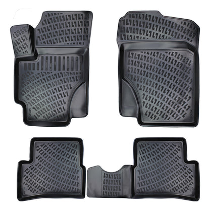 Covorase auto din cauciuc tip tavita Premium Line, Hyundai Accent (III), 2005-2011