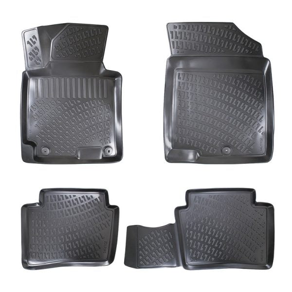 Covorase auto din cauciuc tip tavita Premium Line, Hyundai Elantra (V), 2010-2015