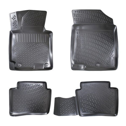 Covorase auto din cauciuc tip tavita Premium Line, Hyundai Elantra (V), 2010-2015